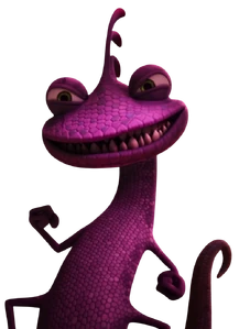 Randall as he appears and returns in Monsters at Work.