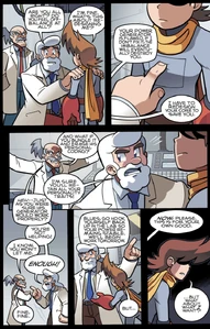 Dr. Wily upset that he can't fix Blues' core