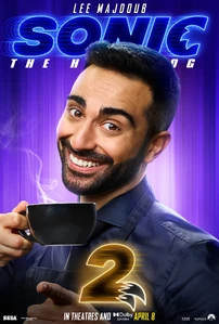 Agent Stone in the Sonic the Hedgehog 2 poster