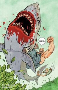 Artwork of a Grizzly Shark by Tim Odland.