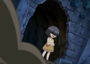 The Ghost Girl once again tries to lure Ash and Angie to the spirit world