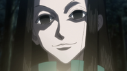 Illumi smiling.