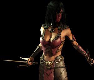 Mileena in Mortal Kombat X.
