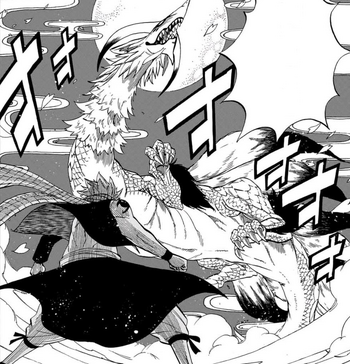 NATSU'S DRAGON GOD FORM - Fairy tail 