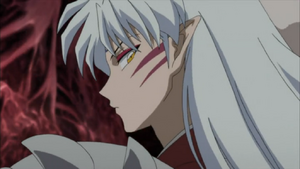 Sesshomaru annoyed side eye