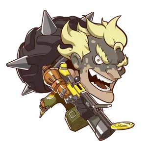 Spray cute Junkrat.