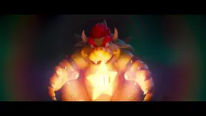 Bowser finally found the Super Star hidden in the ? Block.