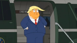 Donald Trump's debut from a deleted scene in "Hefty Shades of Gray".