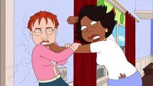 Jane in a fight with Donna.