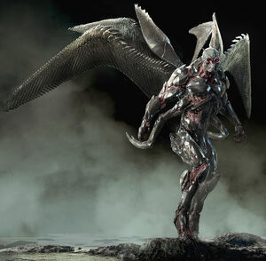 Parademon concept art for Justice League.