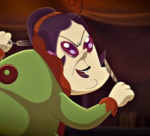 Magdalena's evil laugh.