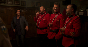 Guy introduces the Mounties to the Vermont Highway Patrol.