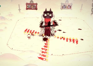 The One Who Waits' initial phase during the final battle.