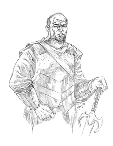 Ser Clayton Suggs, crony and right-hand of Ser Godry Farring and occasional torturer for Stannis.