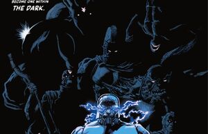 The Great Darkness with numerous other DC villains.