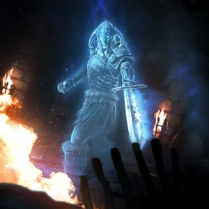 Dragon Cult Ghost (Legends).png (288 KB) Dragon Cultist Ghost, Forelhost warriors who became ghosts instead of Draugr