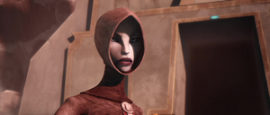 Ventress tells the select group of five that there will be three tests to complete.