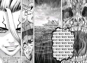 Dr Stone manga Meeting Why-man