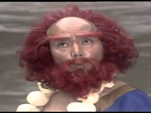 Sha Wujing as a demon in Liusha-he.