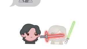 Star Wars The Last Jedi as told by Emoji - Kylo vs. Luke