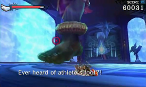 Thanatos enters his athlete's foot form.