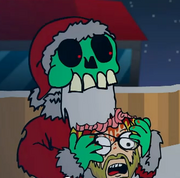 Zanta eats brain