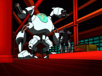 Ch'rell being confronted by Stockman.