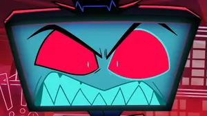 Vox angry at remembering how Alastor rejected him all those years ago.