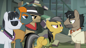 Daring Do talking to Caballeron S4E04