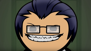 The Doctor's evil grin.
