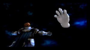 Ganondorf preparing to betray Master Hand...