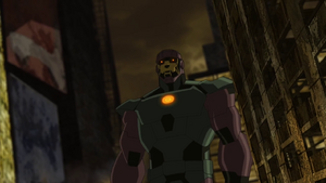 A Sentinel in Ultimate Spider-Man.