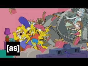 Simpsons Couch Gag - Rick and Morty - Adult Swim