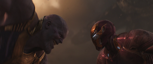 Thanos vs. Iron Man.