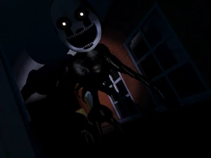 Nightmarionne in the right hallway.