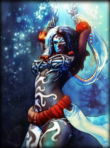 Hel's former appearence in the game, before being updated.