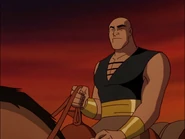 Ubu hesitating for a moment