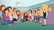 Miss Emily and other Brian Griffin's former girlfriend joined Stewie Griffin's side