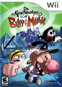 Billy and Mandy video game cover art