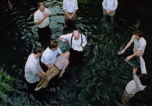 Carl's baptism.