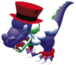 Croco as he appears in the original SNES release of the game.