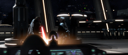 Anakin attacked Dooku with rage and hatred, raining down fast, heavy power attacks against his opponent.