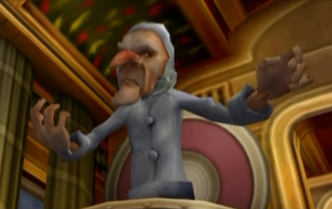 The Ebenezer Scrooge Puppet in the video game.