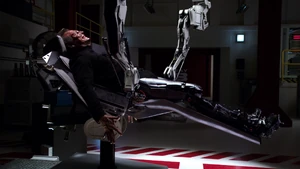 Garrett being remade into a Deathlok soldier.