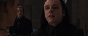 Aro reads Irina's mind about the Cullens' crime.