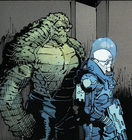 Croc alongside Mr Freeze