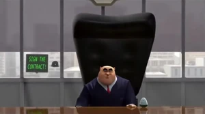 DOR-15 being abruptly shielded by the blinds.