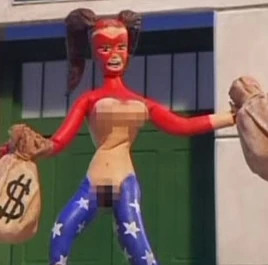 Negative Wonder Woman