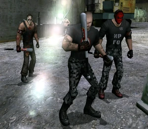 A pack of Skinz members.