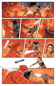 The Last Jedi Adaptation 5 - Rey and Kylo fight the guards